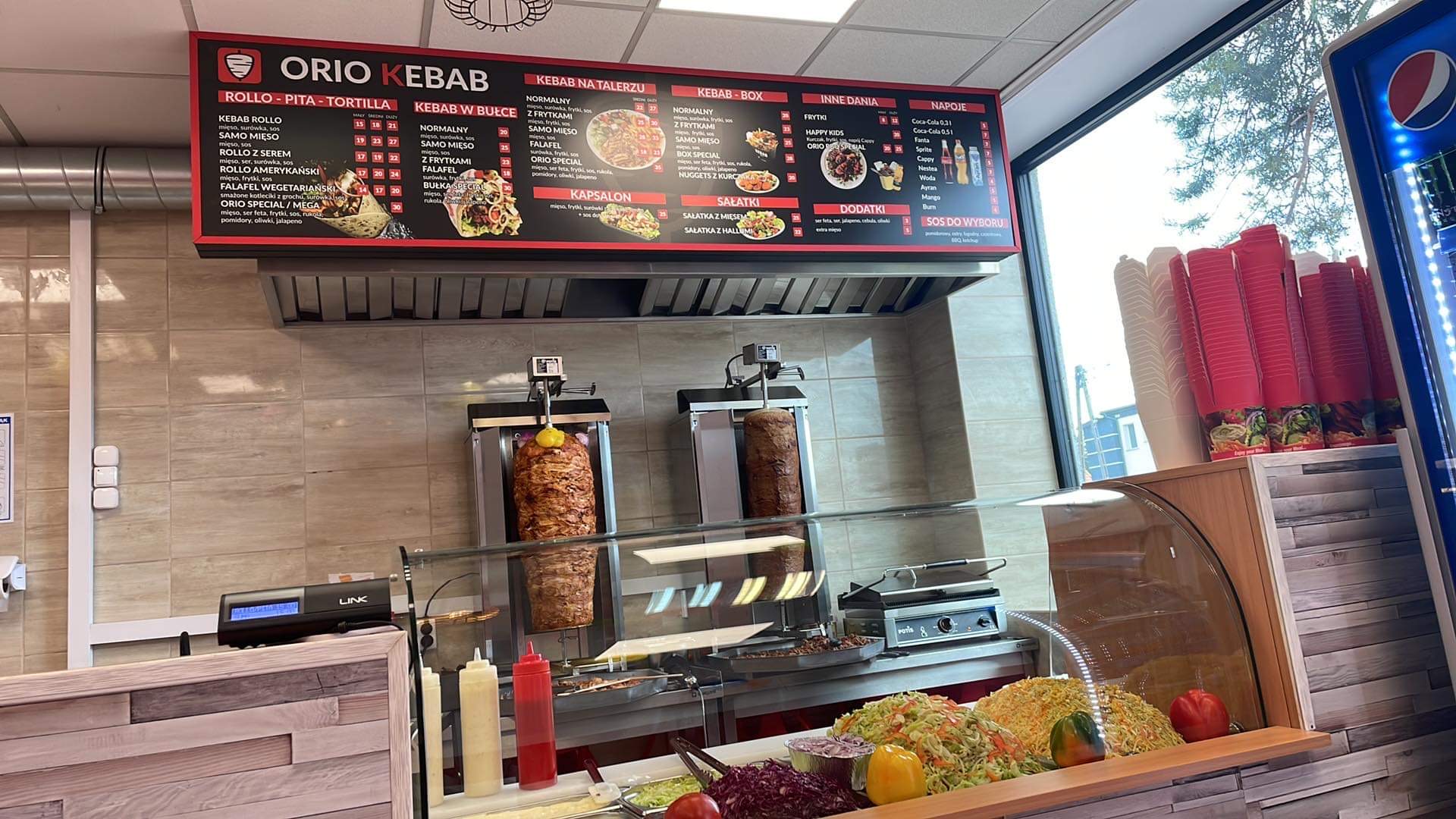 Delicious kebab